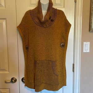 Angel Cowell Neck Sweater Tunic/Poncho, Size -S